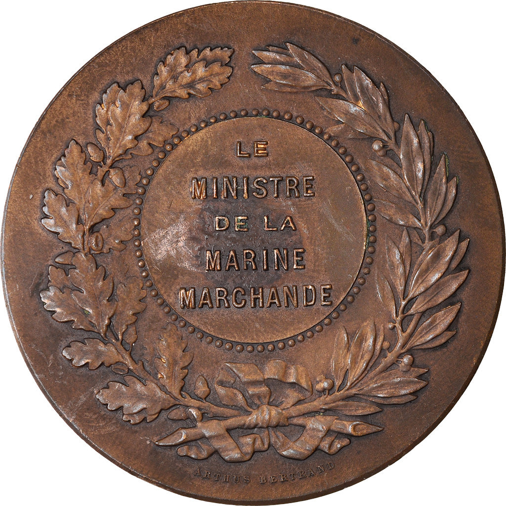 Francja, Medal, Le Ministre de la Marine Marchande, Wysyłka, Undated, Arthus