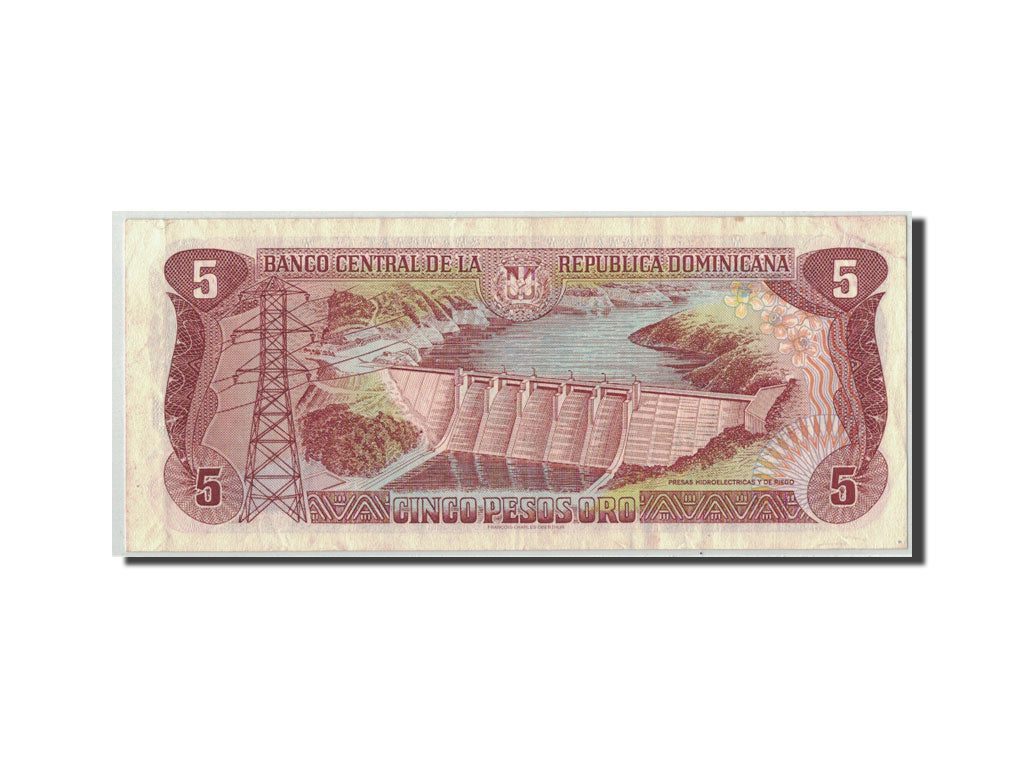 Dominican Republic, 5 Pesos Oro, 1996, KM:152a, VZ+