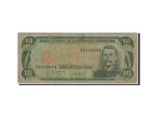 Banknot, Republika Dominikany, 10 Pesos Oro, 1987, KM:119c, VG(8-10)