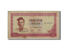 Banknote, Guinea, 50 Sylis, 1980, 1960-03-01, KM:25a, VG(8-10)
