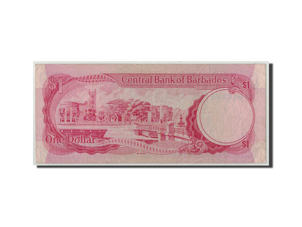Barbados, 1 Dollar, KM:29a, MB