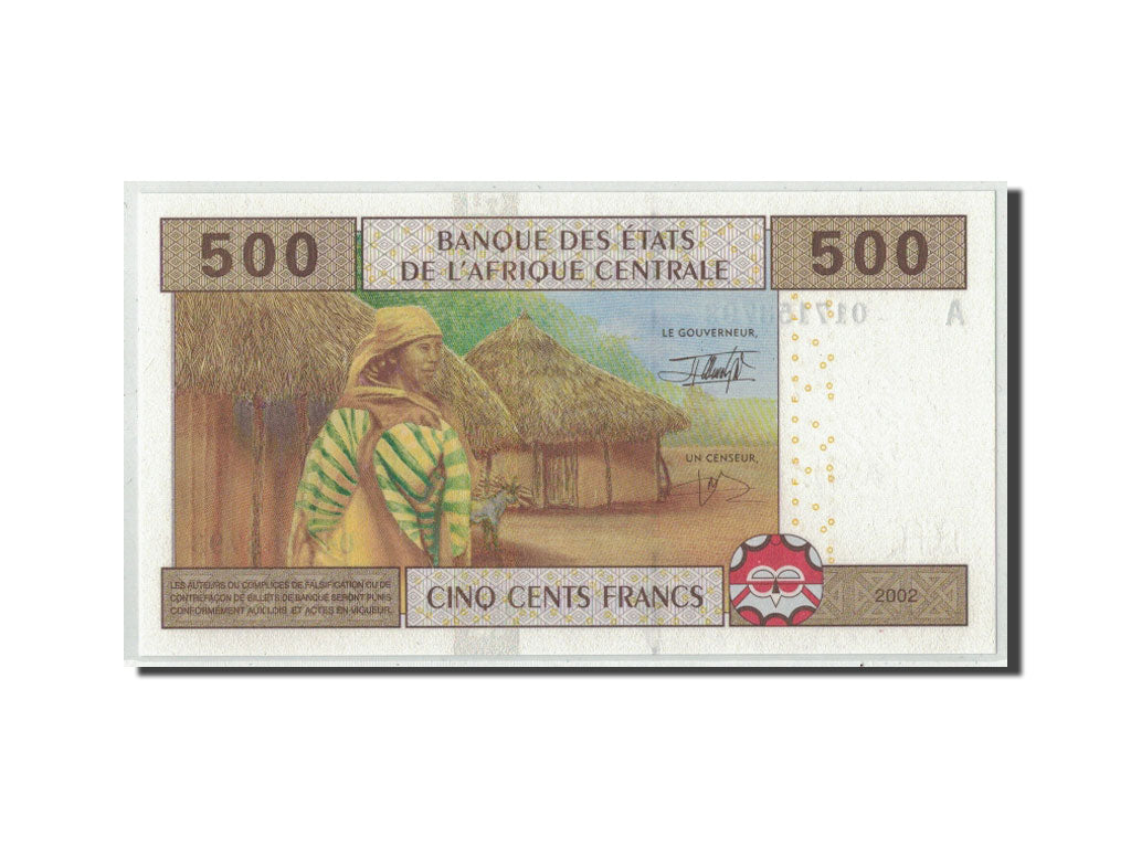 Stati dell’Africa centrale, Gabon, 500 Francs, 2002, KM:406a, FDS