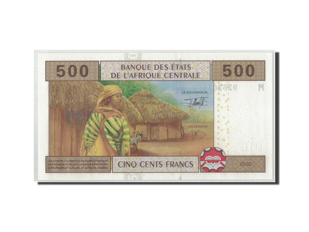 Stati dell’Africa centrale, 500 Francs, 2002, KM:306M, FDS