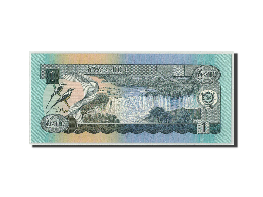 Geldschein, Äthiopien, 1 Birr, L.EE1969 (1976), KM:30b, UNZ