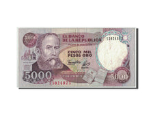 Colombie, 5000 Pesos Oro, 1993, KM:436A, 1993-01-04, TB