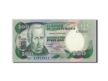 Colombia, 200 Pesos Oro, 1987, 1987-04-01, KM:429d, UNC