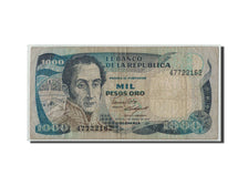 Banknote, Colombia, 1000 Pesos Oro, 1987, 1987-01-01, KM:424c, VG(8-10)