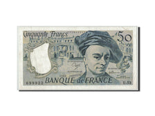 Francia, 50 Francs Quentin de la Tour, 1988, KM:152d, Fayette:67.14, BC