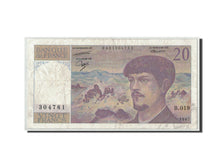 Biljet, Frankrijk, 20 Francs, 20 F 1980-1997 ''Debussy'', 1987, TB