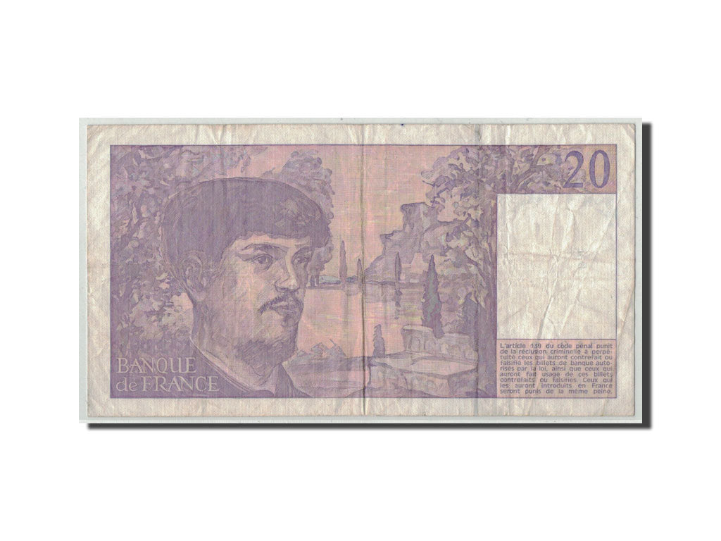 Banknote, France, 20 Francs, 20 F 1980-1997 ''Debussy'', 1991, F(12-15)