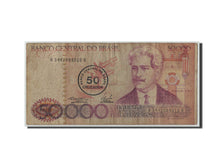 Billete, 50 Cruzados on 50,000 Cruzeiros, Undated (1986), Brasil, KM:207, RC