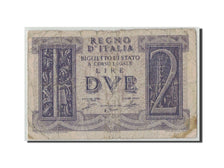 Italy, 2 Lire, 1939, KM:27, 1939-11-14, VG(8-10)