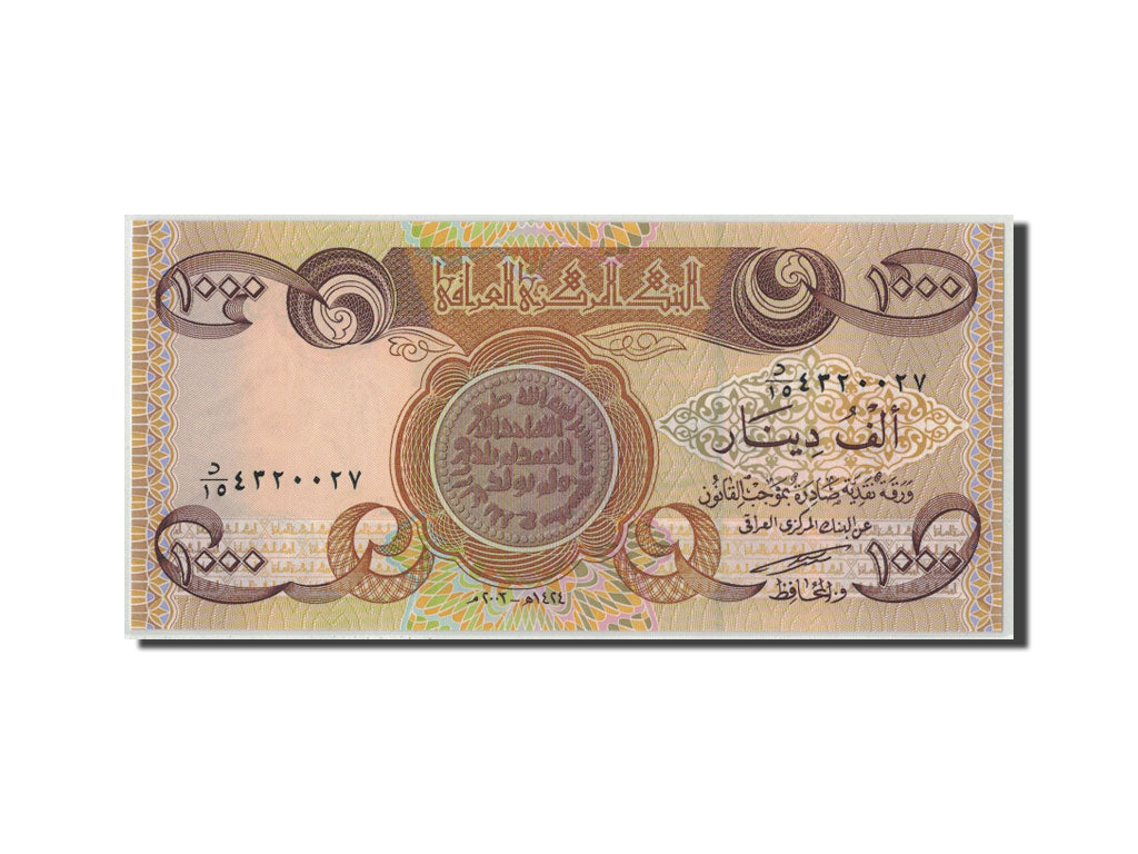 Geldschein, Irak, 1000 Dinars, 2003, KM:93, UNZ