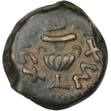 Judea, First Revolt (66-70), Prutah, Jerusalem, EF(40-45), Bronze, 2.96