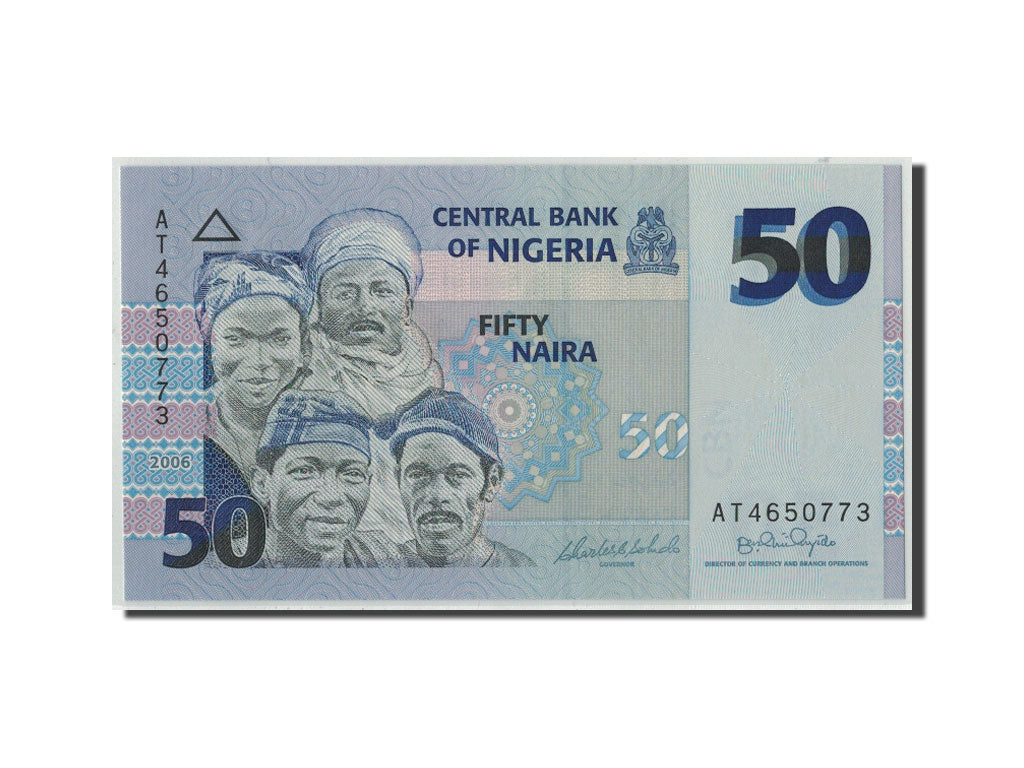 Banknote, Nigeria, 50 Naira, 2006, KM:35a, UNC(65-70)