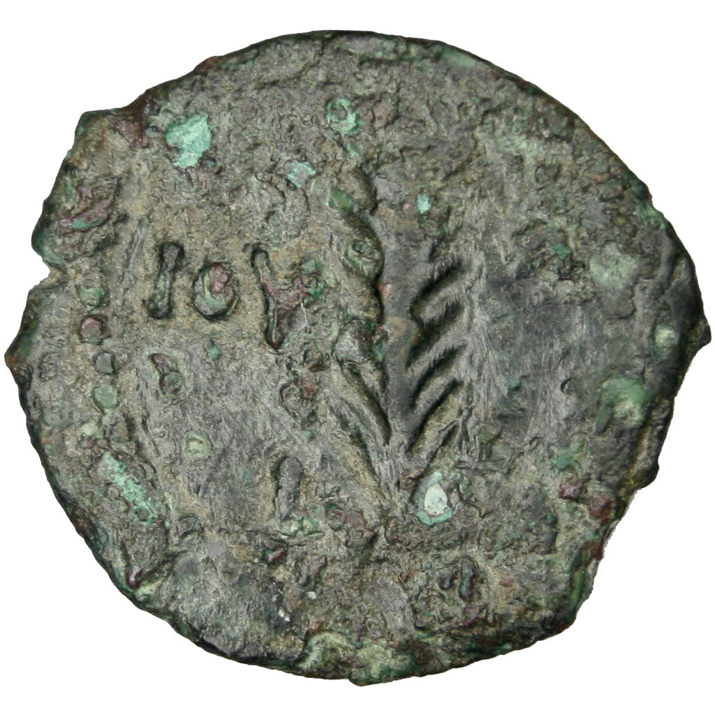 Judea, Valerius Gratus (15-26), Prutah, Jerusalem, VF(20-25), Bronze, 2.44