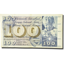 Banknote, Switzerland, 100 Franken, 1957, 1957-10-04, KM:49b, EF(40-45)