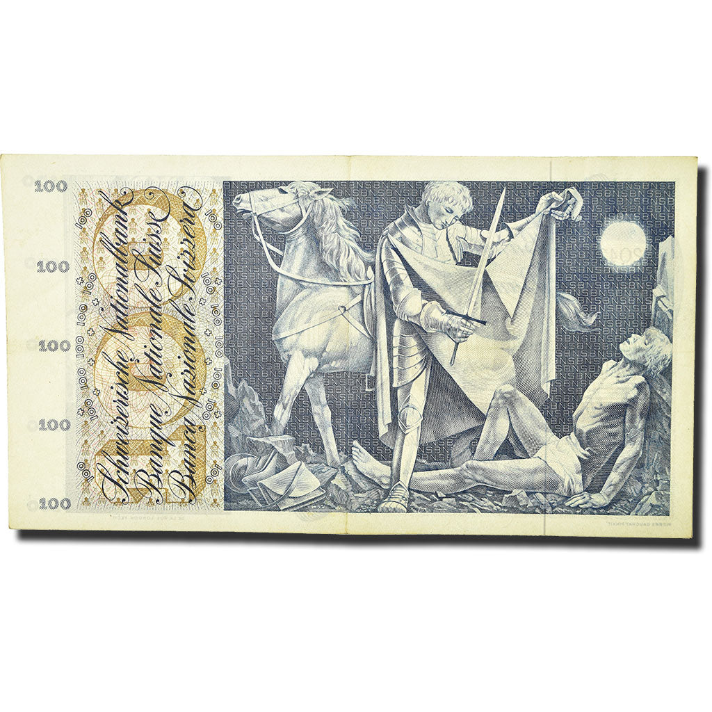 Banknote, Switzerland, 100 Franken, 1956, 1956-10-25, KM:49a, VF(30-35)