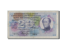 Switzerland, 20 Franken, 1964, 1964-04-02, KM:46k, VG(8-10)