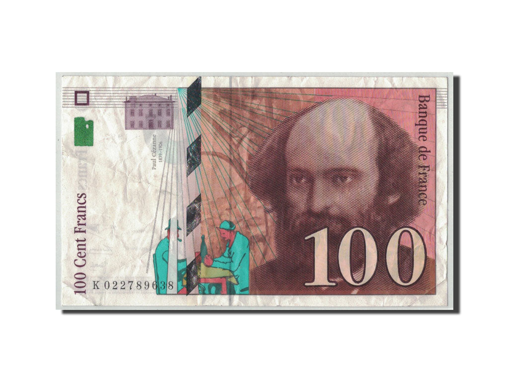 Francia, 100 Francs Cézanne, 1997, KM:158a, Fayette:74.1, RC+