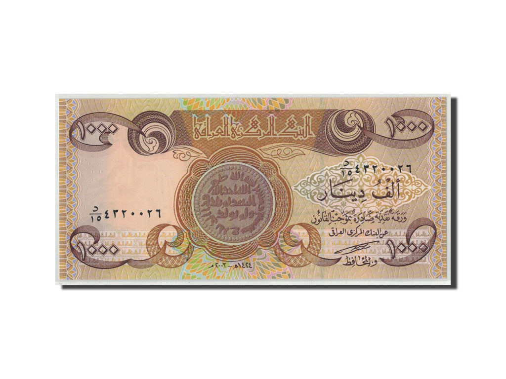 Geldschein, Irak, 1000 Dinars, 2003, KM:93, UNZ