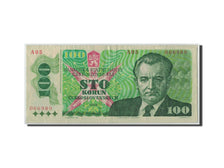 Tschechoslowakei, 100 Korun, 1989, KM:97, S+