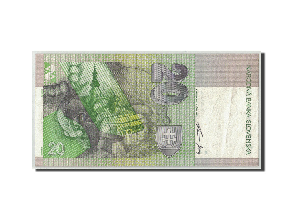 Banknote, Slovakia, 20 Korun, 1995, 1995-06-01, KM:20b, VF(20-25)