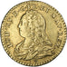 FRANCE, 1/2 Louis d'or aux lunettes, 1/2 Louis D'or, 1730, Caen, KM #488.4,...