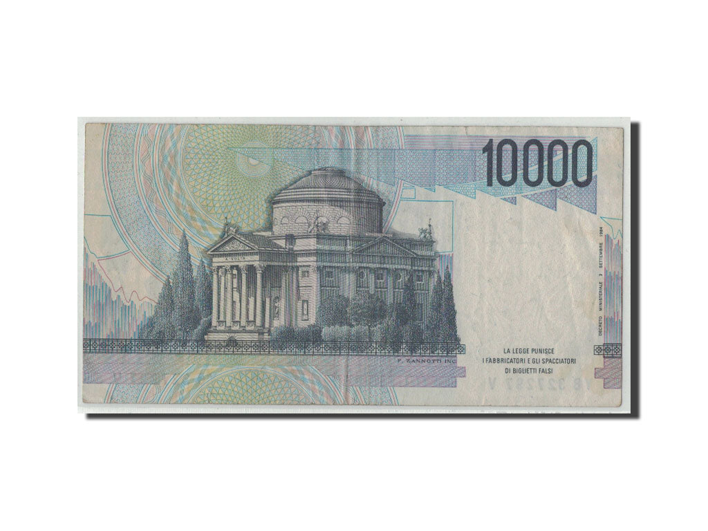 Italie, 10,000 Lire, 1984, KM:112a, 1984-09-03, B+