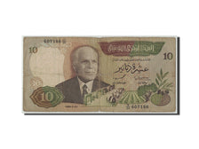 Tunisie, 10 Dinars, 1986, KM:84, 1986-03-20, B