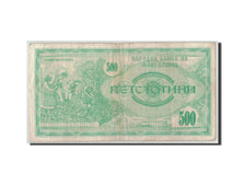 Banconote, Macedonia, 500 (Denar), 1992, KM:5a, B+