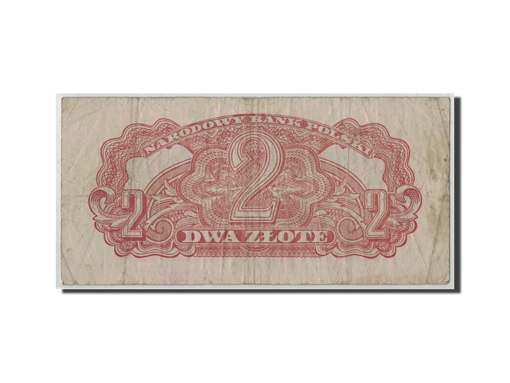 Polonia, 2 Zlote, 1944, KM:107a, B