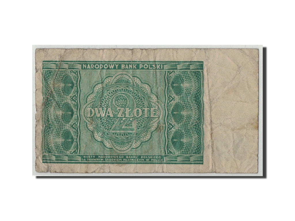 Poland, 2 Zlote, 1946, 1946-05-15, KM:124, VG(8-10)