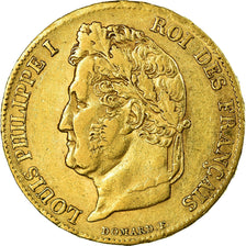 Munten, Frankrijk, Louis-Philippe, 20 Francs, 1841, Paris, ZF+, Goud, KM:750.1