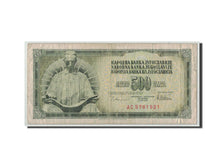 Banknote, Yugoslavia, 500 Dinara, 1978, 1978-08-12, KM:91a, VG(8-10)