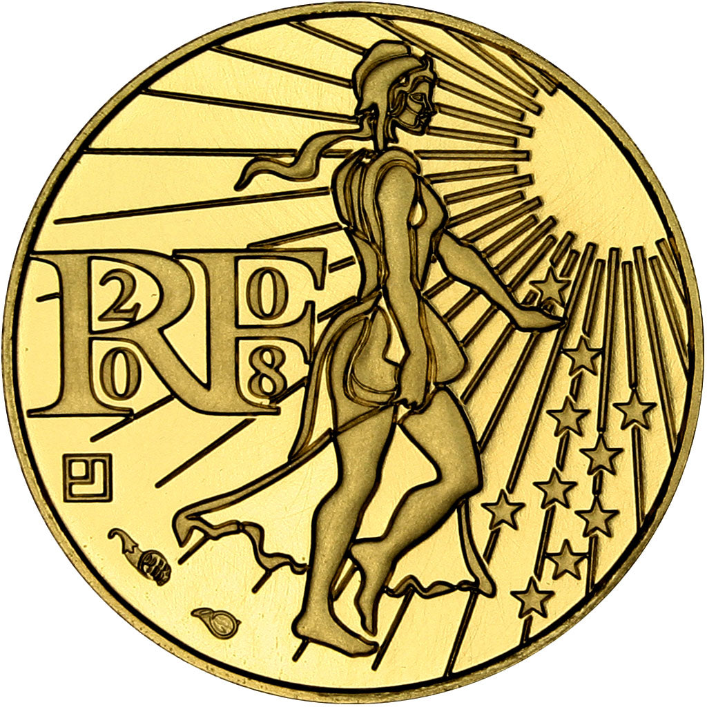 Coin, France, 100 Euro, 2008, MS(65-70), Gold, Gadoury:3