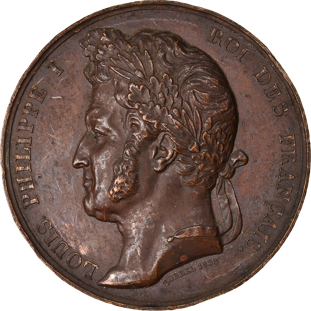 France, Medal, Naissance de Louis Philippe Albert, Comte de Paris, History