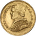 Vatican, 2 1/2 Scudi, 1858, Roma, AU(55-58), Gold, 4.32