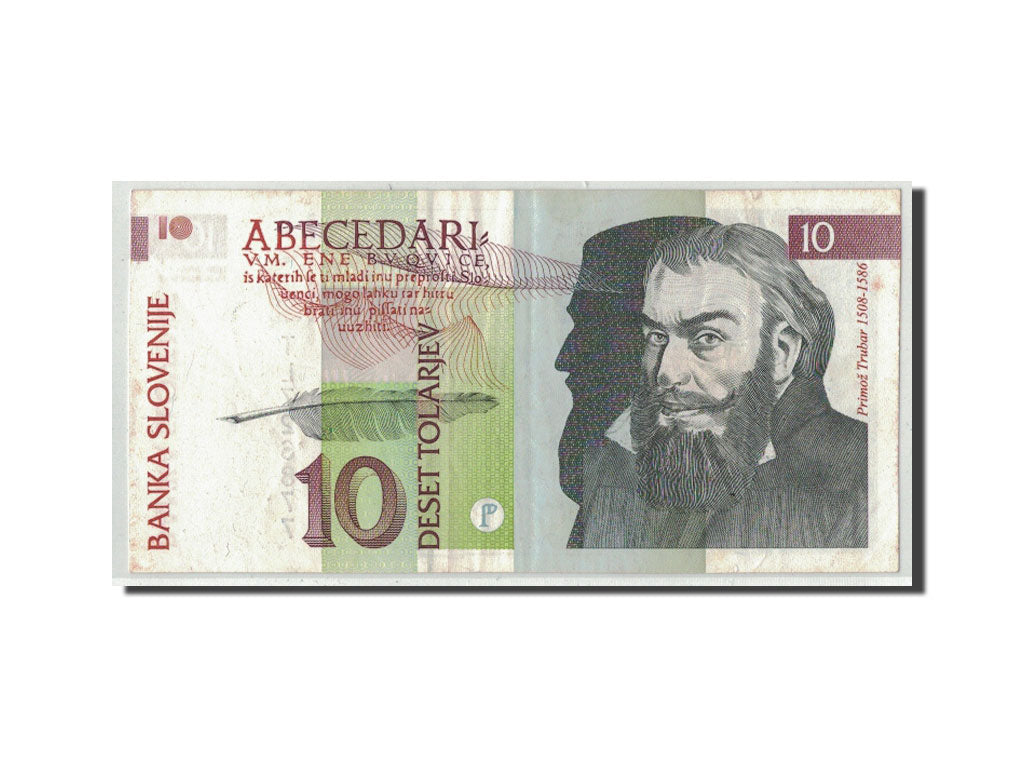 Banknote, Slovenia, 10 Tolarjev, 1992, 1992-01-15, KM:11a, VF(20-25)