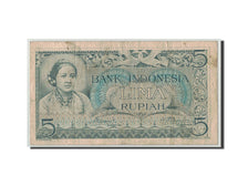 Billet, Indonésie, 5 Rupiah, 1952, KM:42, B