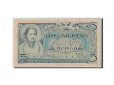 Banconote, Indonesia, 5 Rupiah, 1952, KM:42, MB