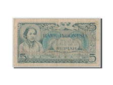Banconote, Indonesia, 5 Rupiah, 1952, KM:42, MB
