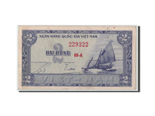 Banknote, South Viet Nam, 2 D<ox>ng, Undated (1955), KM:12a, AU(55-58)