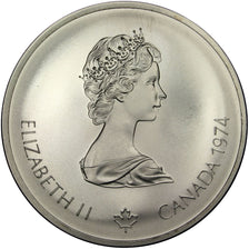 CANADA, 10 Dollars, 1974, Royal Canadian Mint, KM #95, MS(63), Silver, 45, 48.60