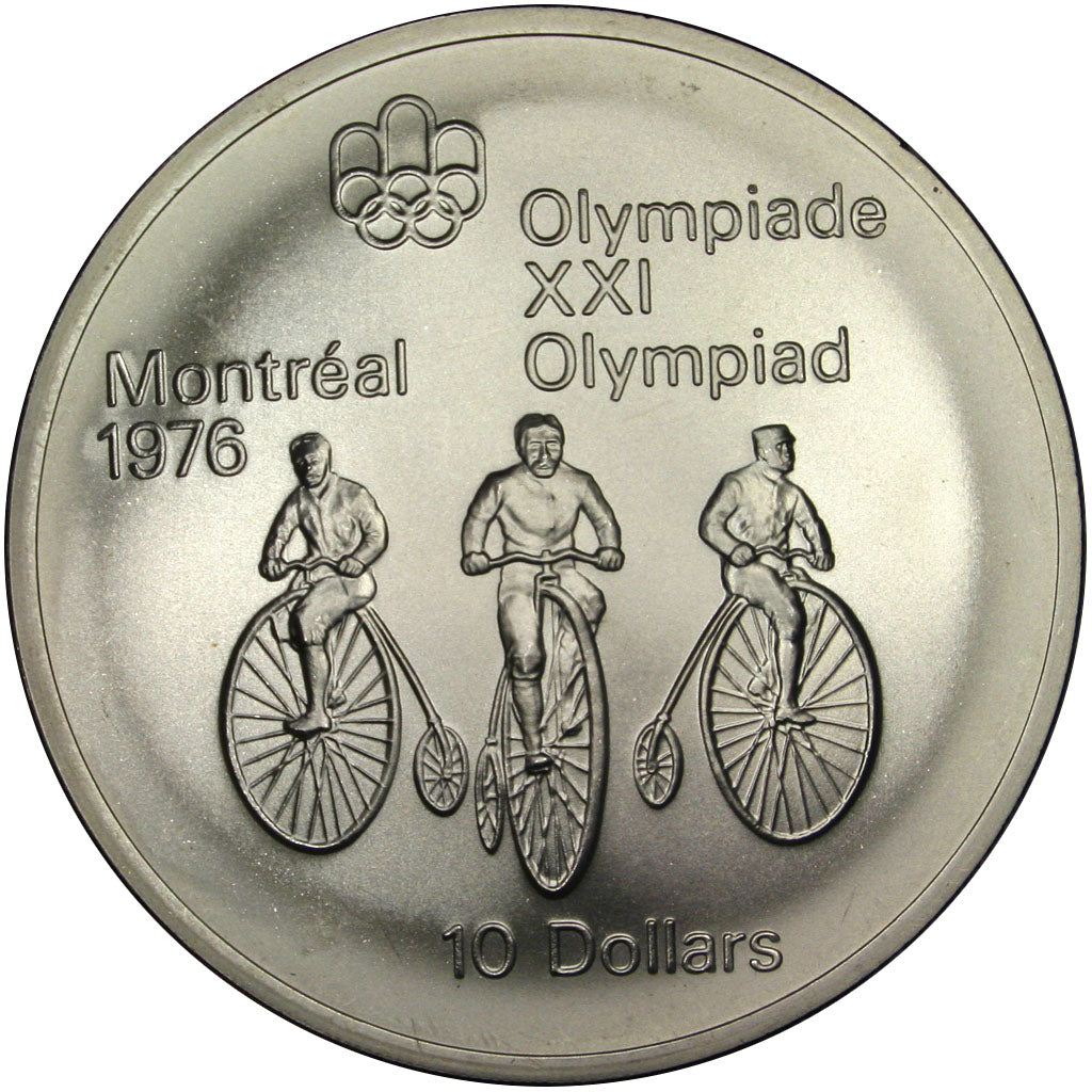CANADA, 10 Dollars, 1974, Royal Canadian Mint, KM #95, MS(63), Silver, 45, 48.60