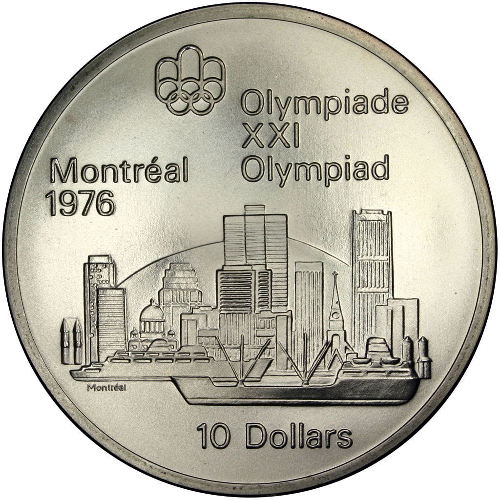 Moneta, Canada, Elizabeth II, 10 Dollars, 1973, Ottawa, SPL, Argento