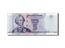 Biljet, Transnistrië, 5 Rublei, 2007, KM:43, NIEUW