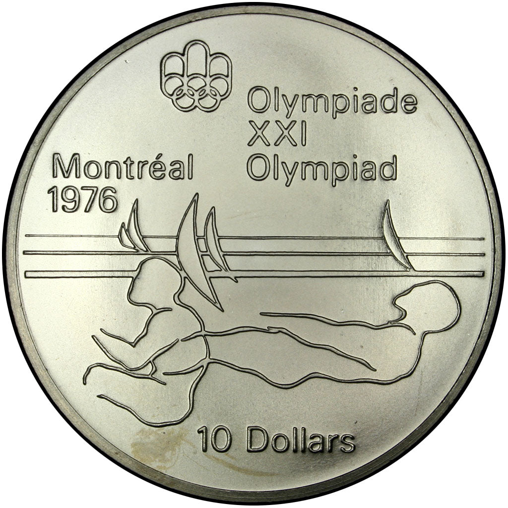 Coin, Canada, Elizabeth II, 10 Dollars, 1975, Ottawa, MS(63), Silver