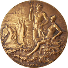 France, Medal, Société Nautique de Marseille, Shipping, Rivet, AU(55-58)
