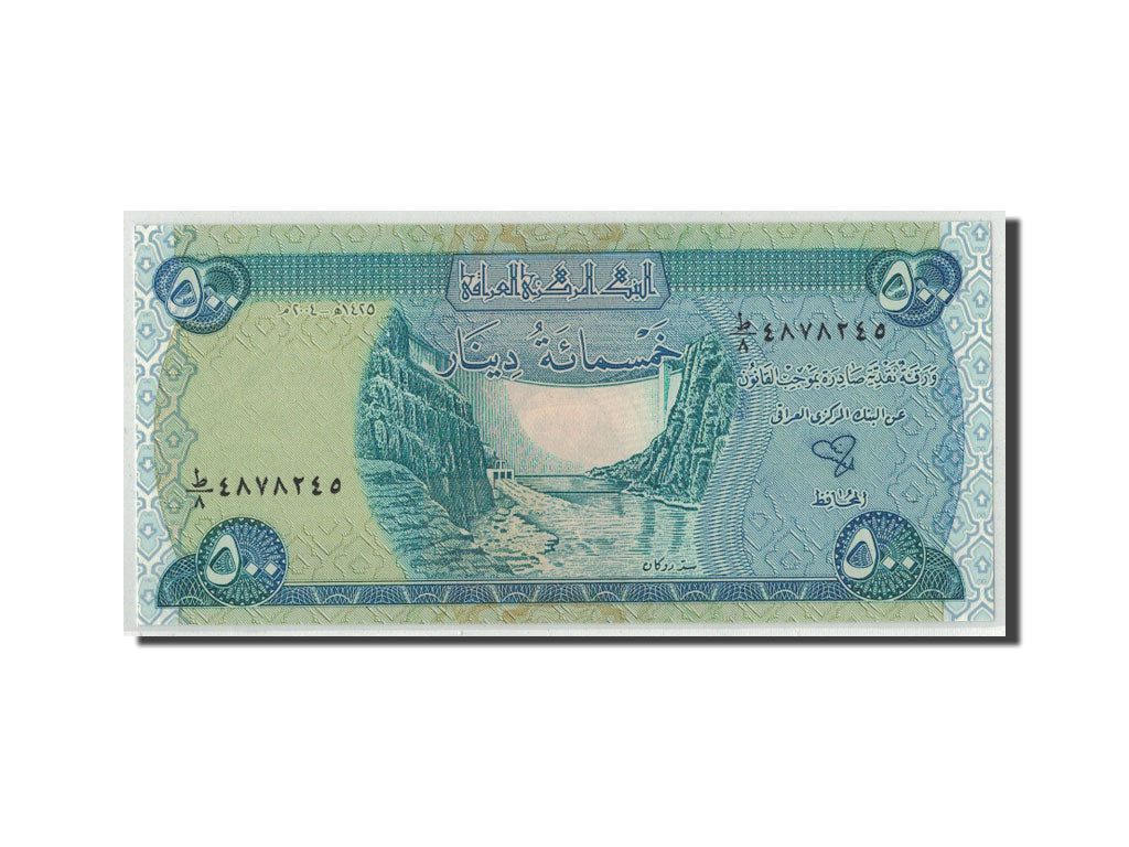 Banconote, Iraq, 500 Dinars, 2004 / AH1425, KM:92, FDS